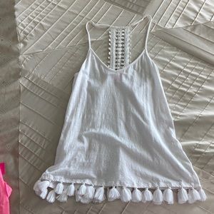 Lilly Pulitzer tank top with tassels